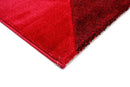 Faery Fe394 Dark Red - Black Modern Hallway Runner - Quality Rugs and Furniture