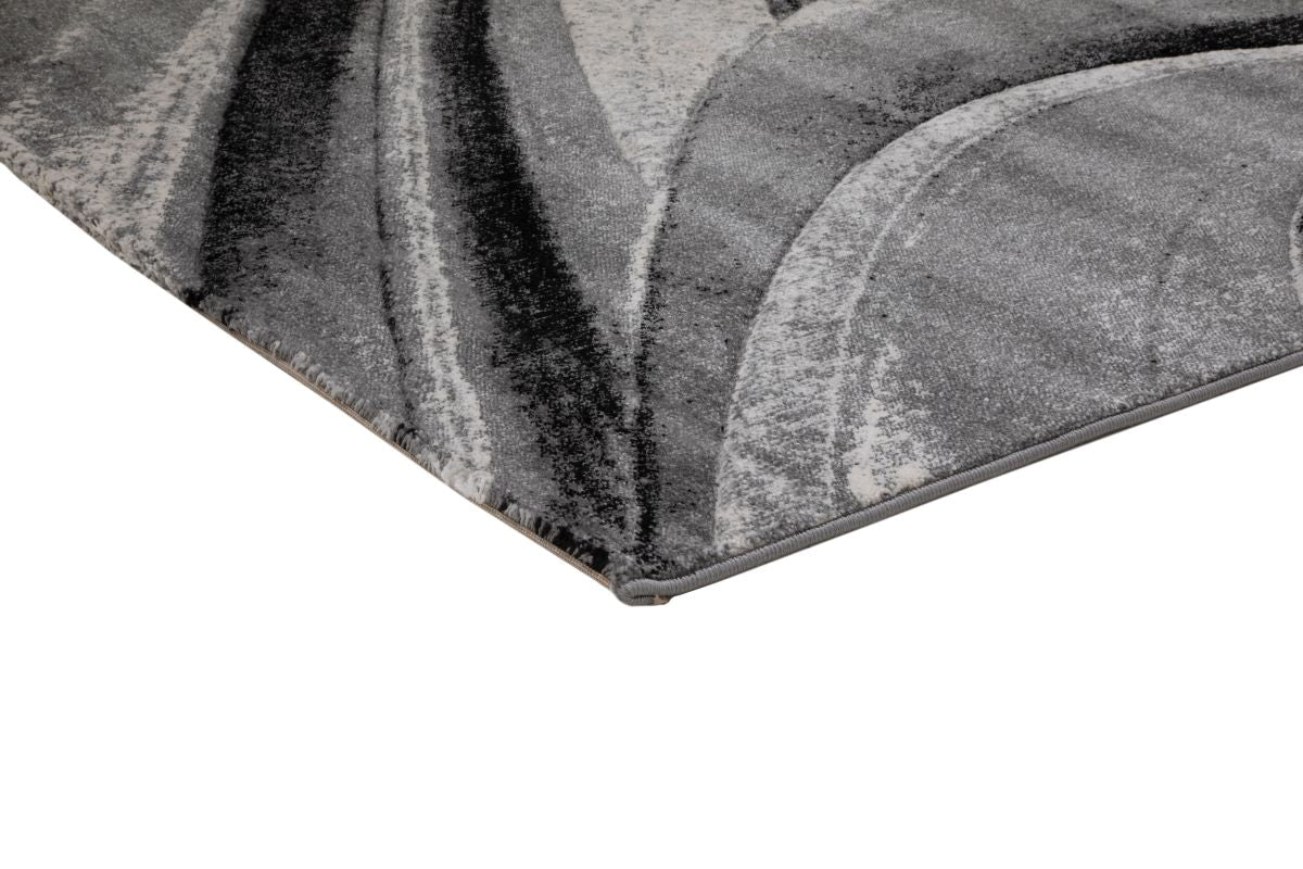 Faery Fe703 Dark Grey - Grey Modern Area Rug - Quality Rugs and Furniture