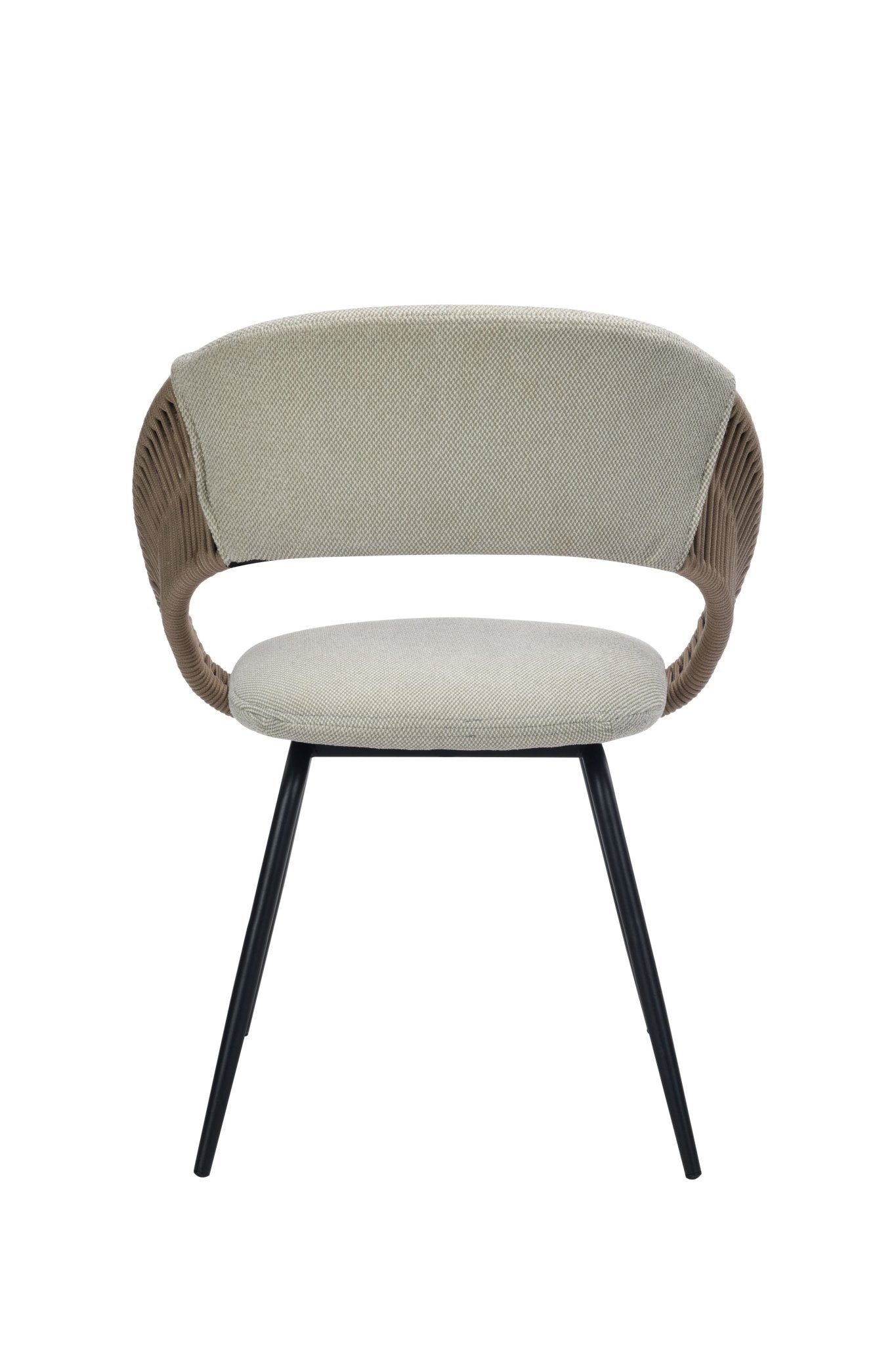 Fairy Modern Linen Cord Dining Chair Beige - Quality Rugs and Furniture