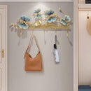 Fashionable Coat Hook Storage Porch Entry Key Rack Wall Hanging Coat Hook Metal Wall Hook Decoration Gold