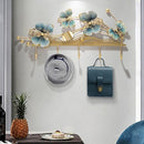 Fashionable Coat Hook Storage Porch Entry Key Rack Wall Hanging Coat Hook Metal Wall Hook Decoration Gold