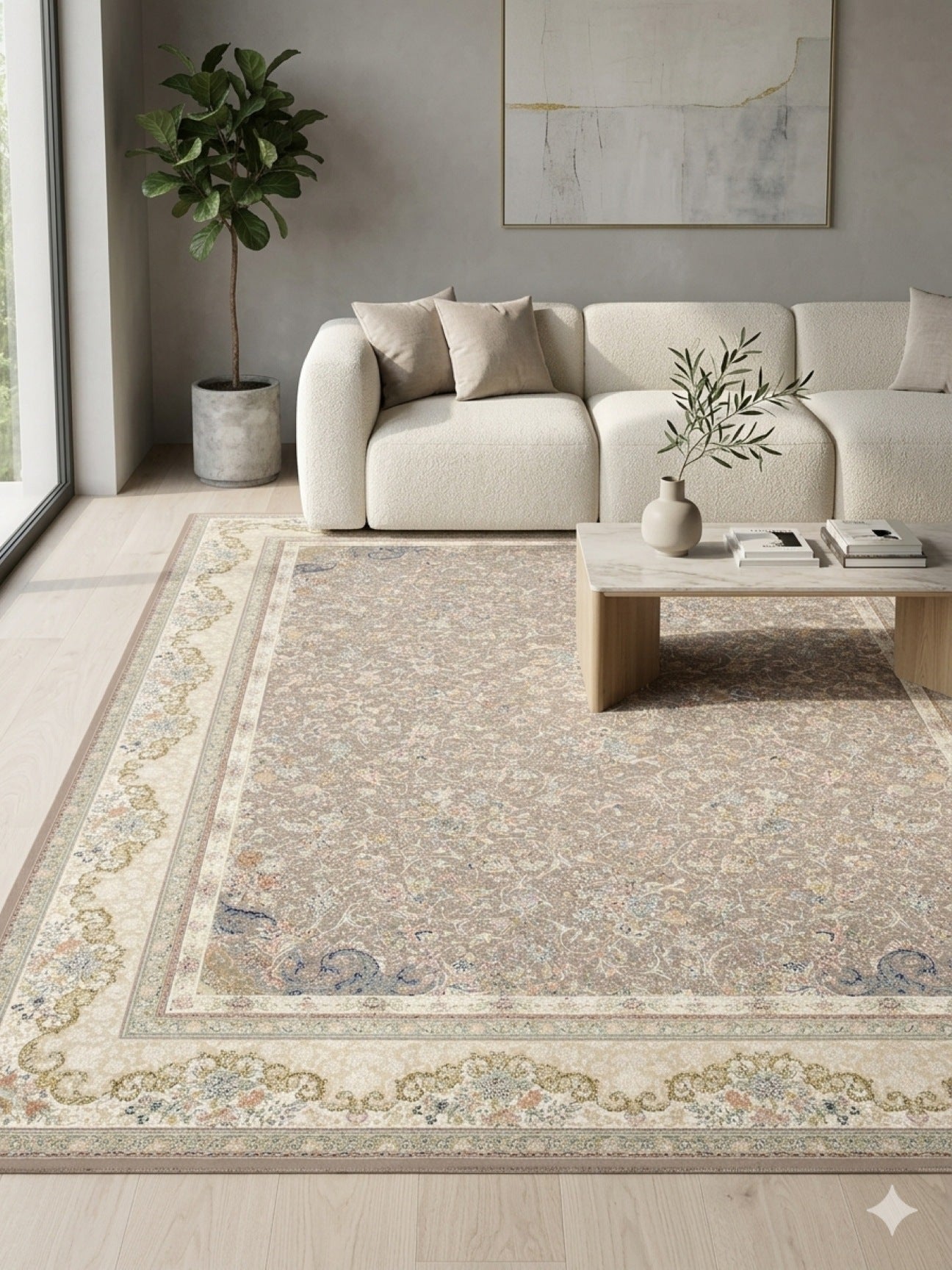 Golriz Traditional Persian Area Rug Chocolate - Quality Rugs and Furniture