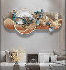 Home Metal Wall Decor for Living Room, Metal Wall Art Decoration, 3D Decor Theme Sculpture Wall Hanging