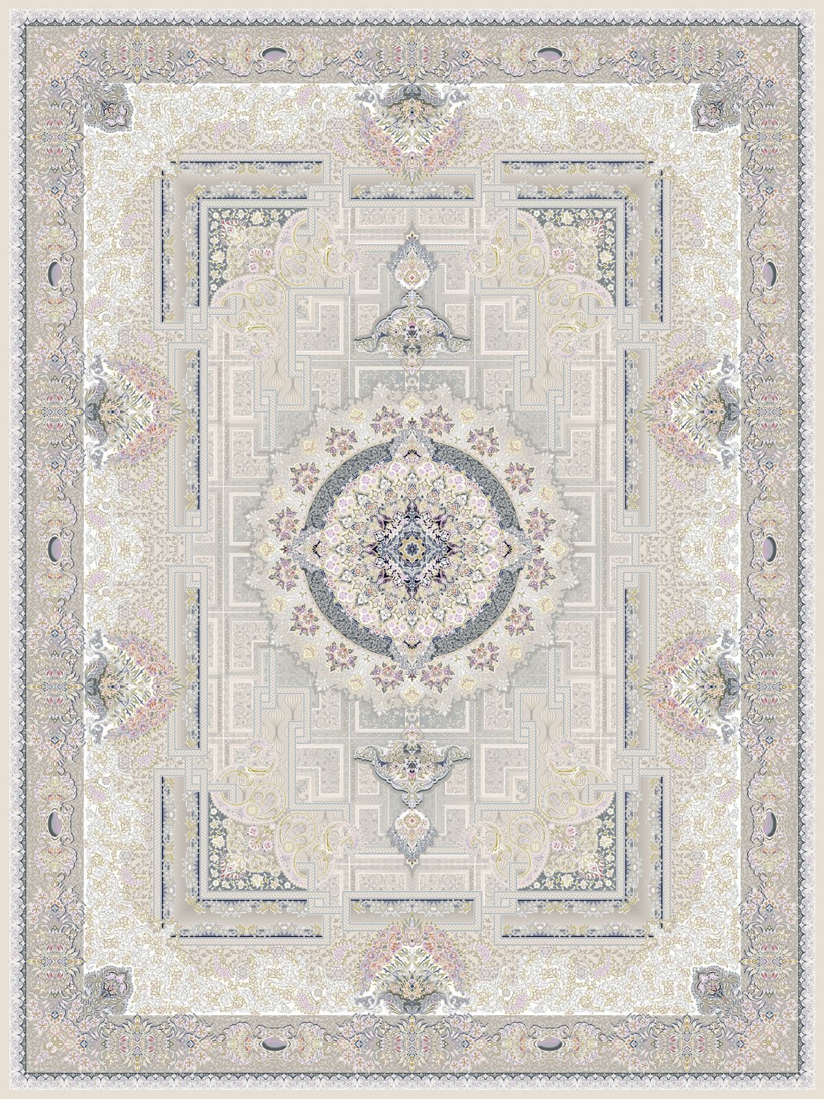 Ivan Traditional Persian Area Rug Beige - Quality Rugs and Furniture