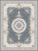 Ivan Traditional Persian Area Rug Smoke