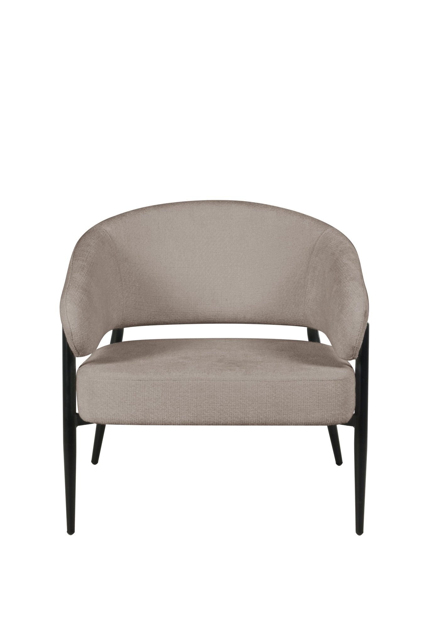 Jasper Chenille Fabric Armchair Brown - Quality Rugs and Furniture