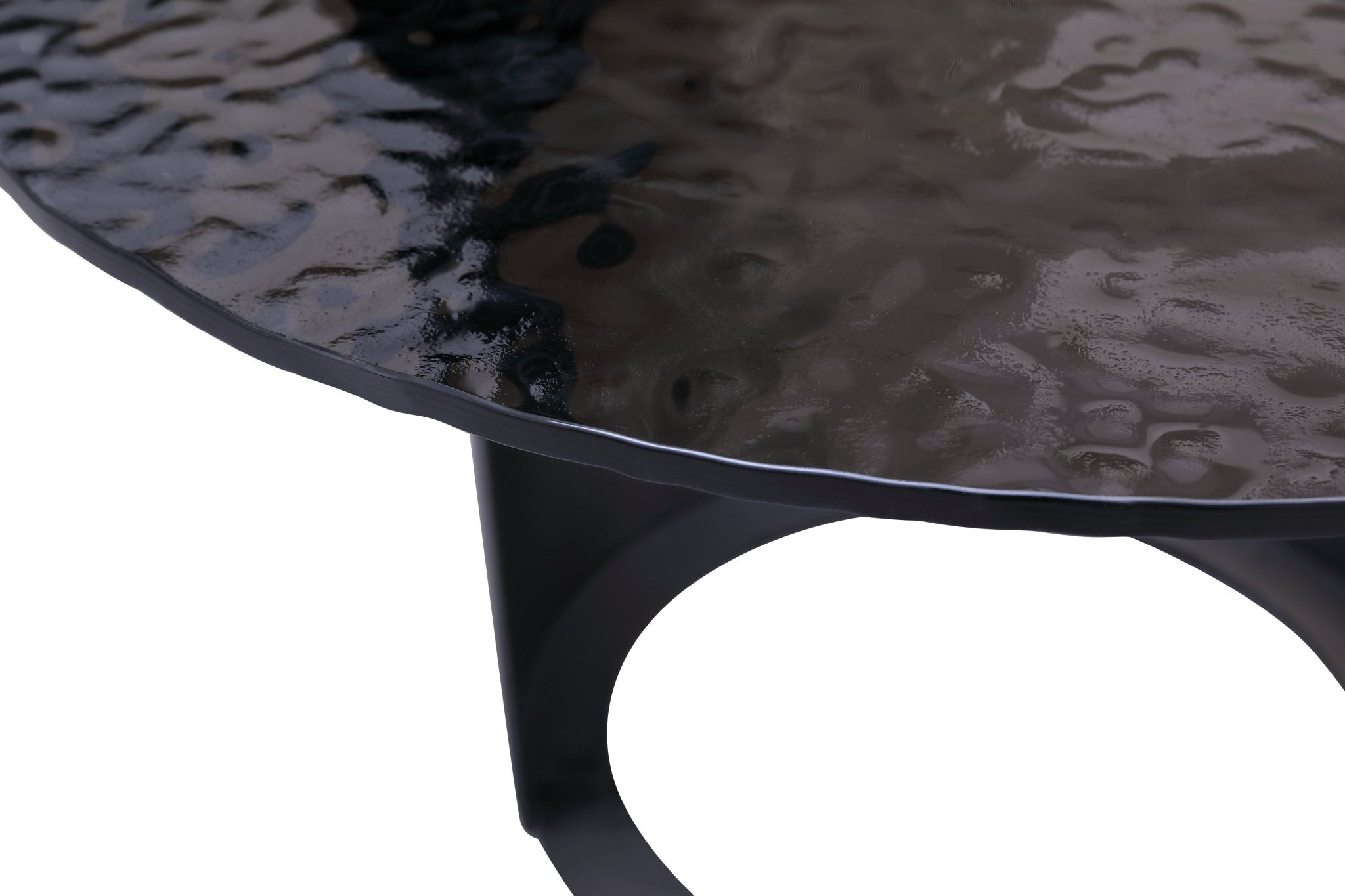 Jolien Modern Customized Grey Glass Top Stainless Steel Base Coffee Table - Quality Rugs and Furniture