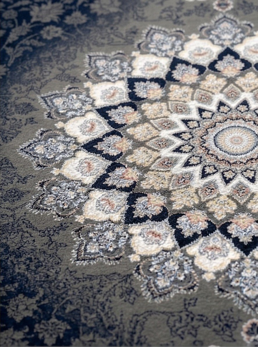 Kamand Traditional Persian Area Rug Navy Blue - Quality Rugs and Furniture