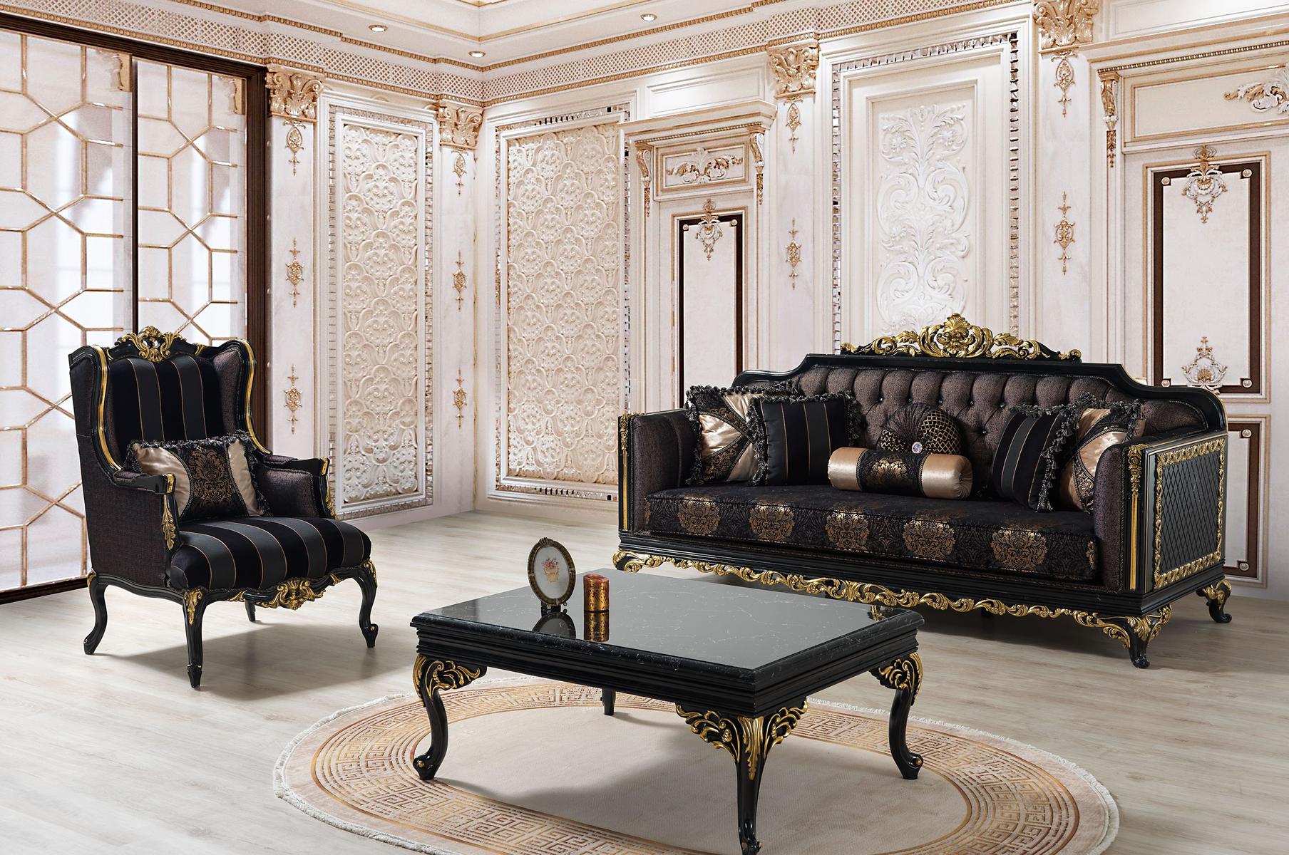 Karaca Art Deco Modern Mid Century Sofa Set - Quality Rugs and Furniture