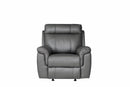 Logan Modern Manual Recliner Sofa Set Dark Grey - Quality Rugs and Furniture