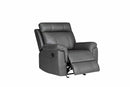 Logan Modern Manual Recliner Sofa Set Dark Grey - Quality Rugs and Furniture