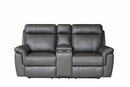 Logan Modern Manual Recliner Sofa Set Dark Grey - Quality Rugs and Furniture