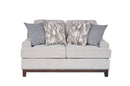 Maddison Fabric Modern Sofa Set Beige - Quality Rugs and Furniture