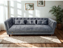 Mario Fabric Modern Sofa Set Grey - Quality Rugs and Furniture