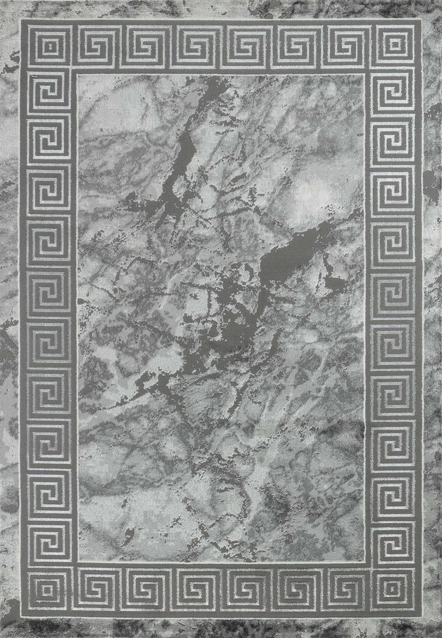Marmaris D380A Modern Area Rug D.Grey V.Grey - Quality Rugs and Furniture