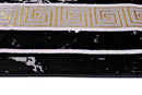 Marmaris D388B Black/V.Gold Modern Area Rug - Quality Rugs and Furniture