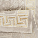 Marmaris D634A Modern Area Rug Cream V.Gold - Quality Rugs and Furniture