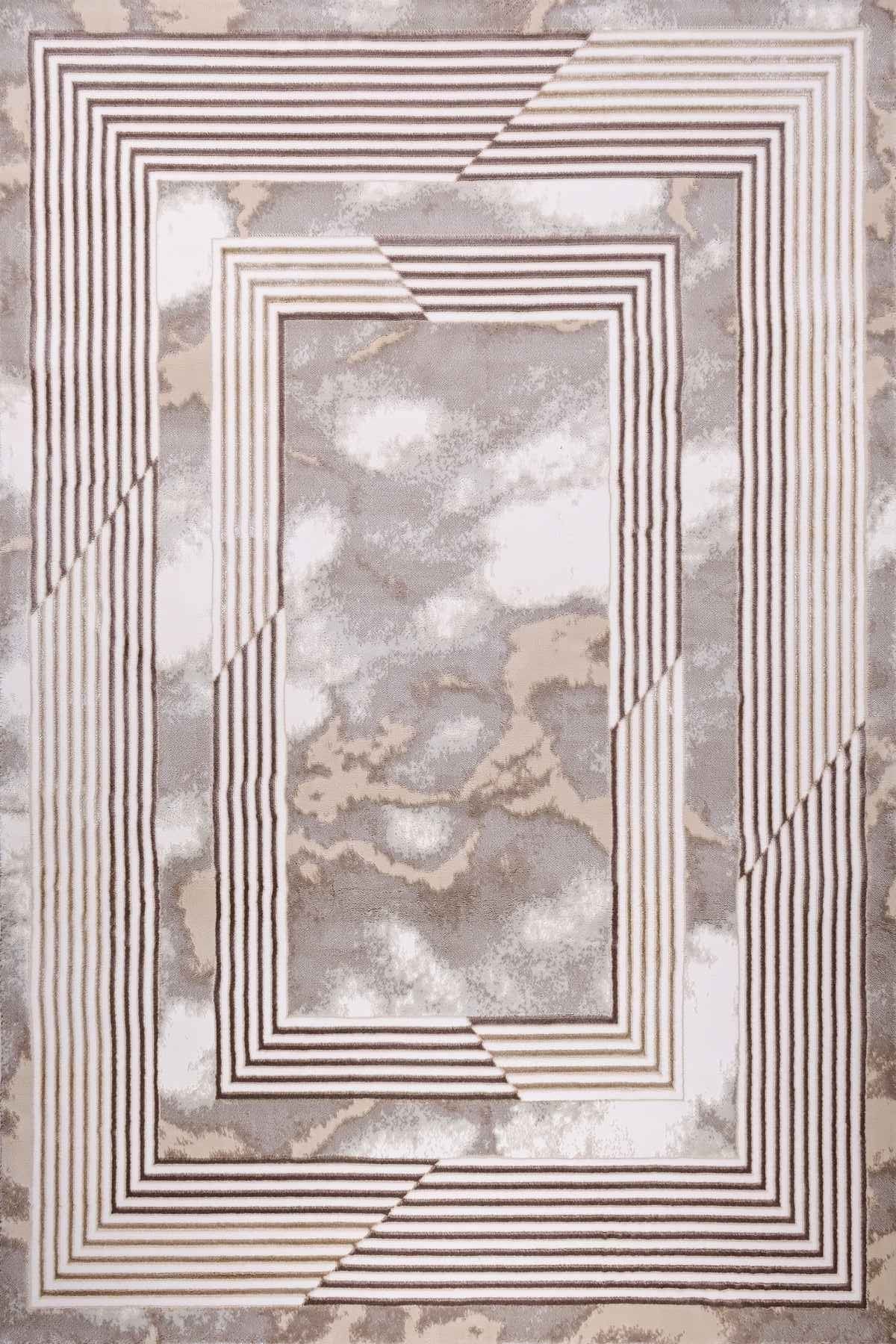 Marmaris E342B Beige/V.Beige Modern Area Rug - Quality Rugs and Furniture