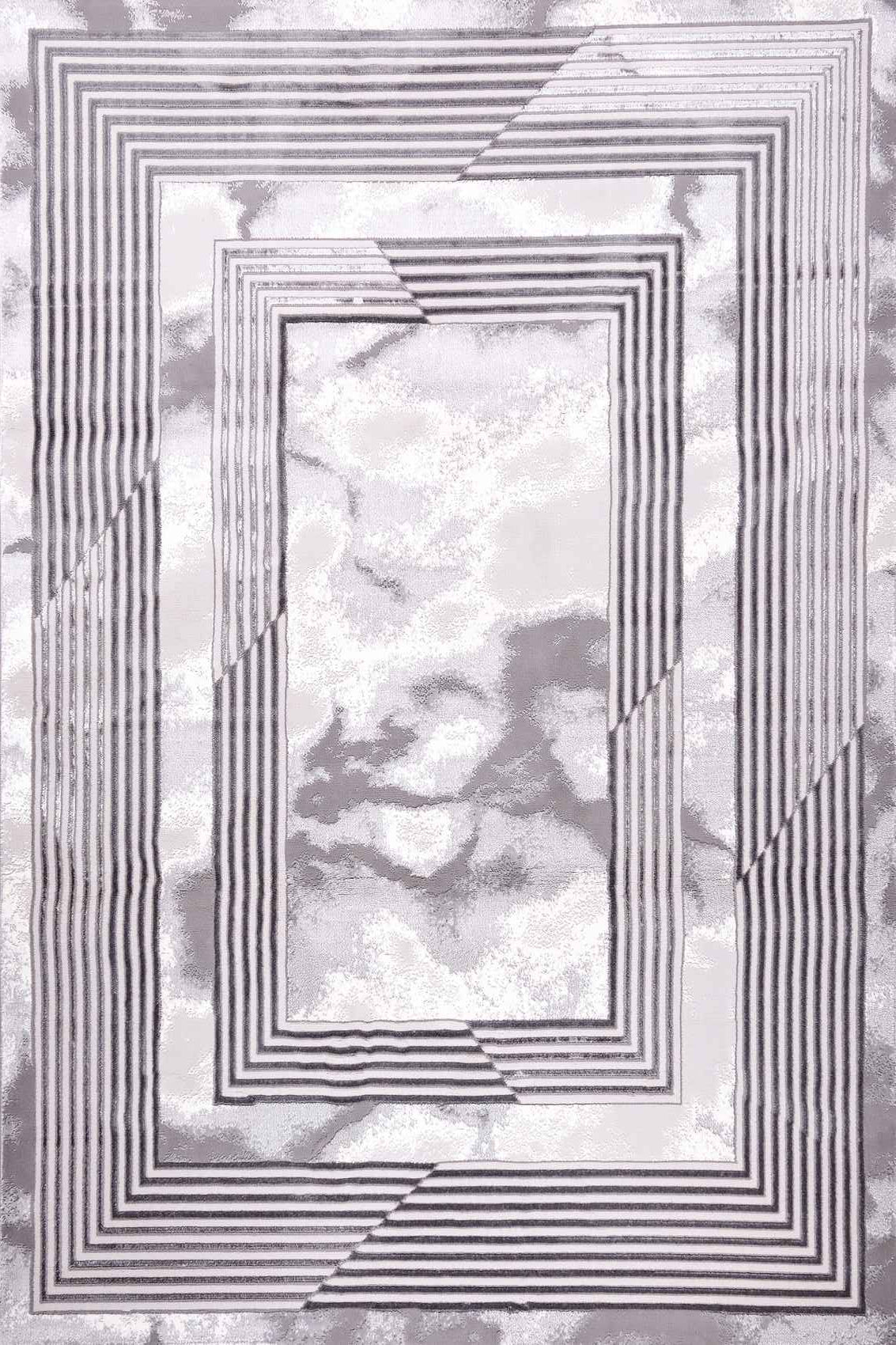 Marmaris E342B Grey/V.Grey Modern Area Rug - Quality Rugs and Furniture