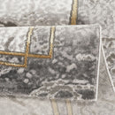 Marmaris E528A Modern Area Rug L.Grey V.Gold - Quality Rugs and Furniture