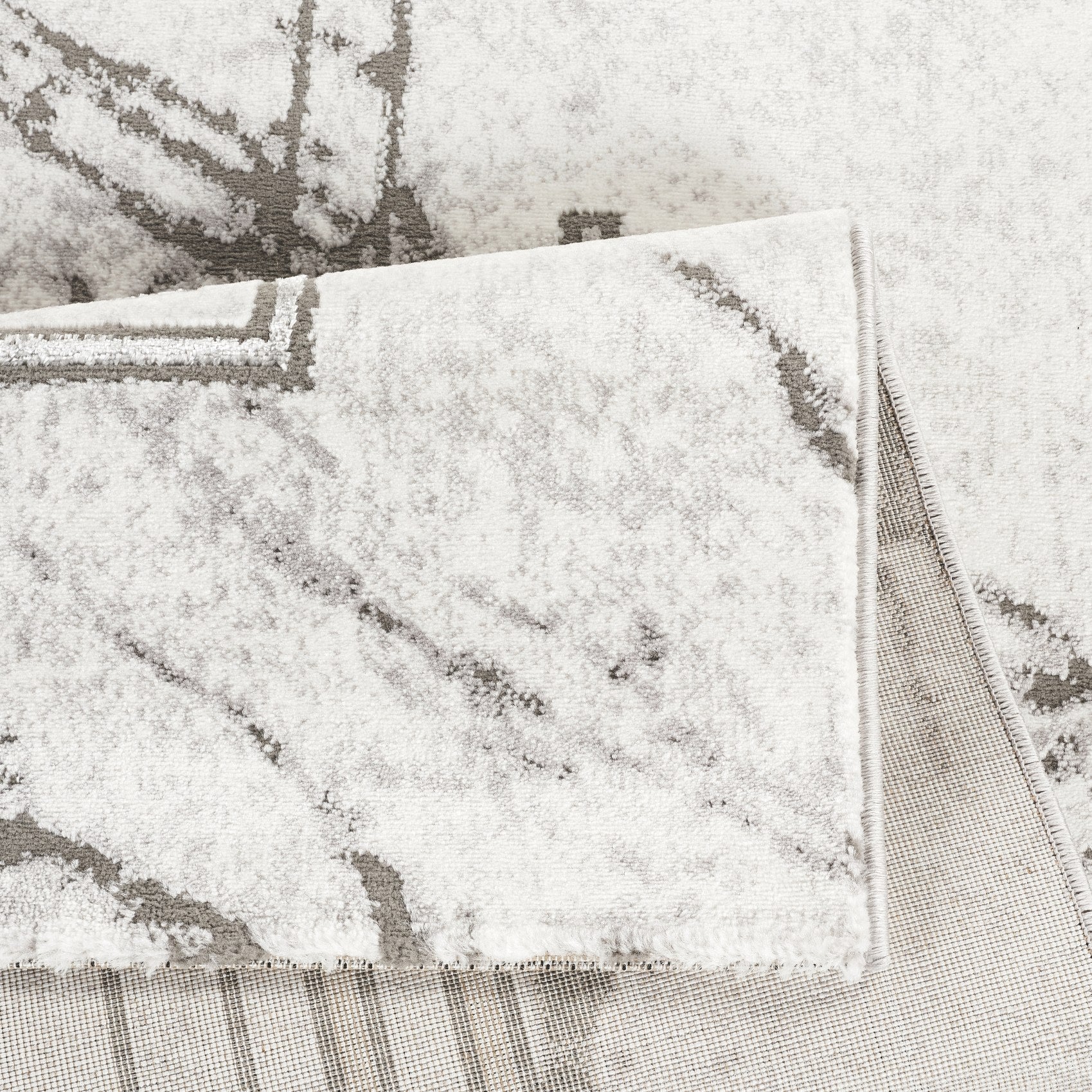Marmaris E529D Modern Area Rug White V.Grey - Quality Rugs and Furniture