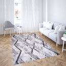 Marmaris E532A Grey/V.Grey Modern Area Rug - Quality Rugs and Furniture