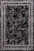 Marmaris E537B Black/V.Grey Modern Area Rug - Quality Rugs and Furniture