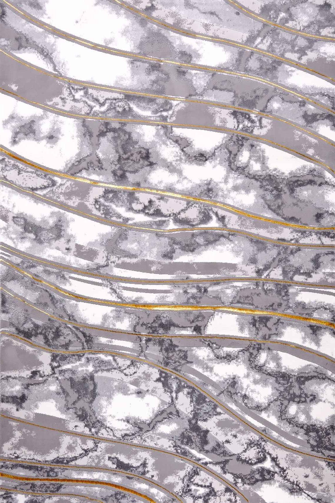 Marmaris E538A Grey/V.Gold Modern Area Rug - Quality Rugs and Furniture