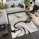 Marmaris T034A Modern Area Rug White L.Grey - Quality Rugs and Furniture
