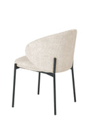 Mars Fabric Modern Upholstered Design Dining Chair Beige - Quality Rugs and Furniture