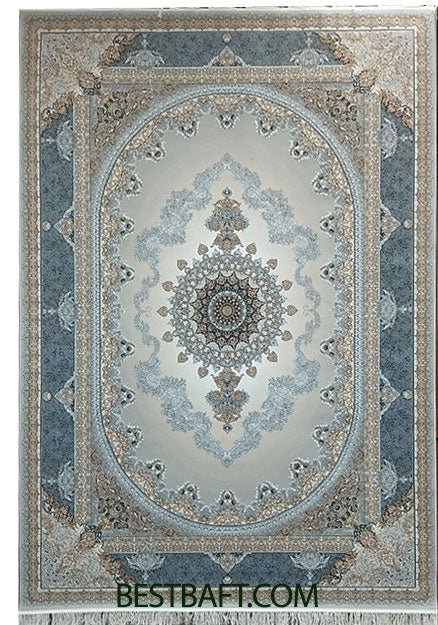 Mash 723502 Traditional Persian Area Rug Silver - Quality Rugs and Furniture