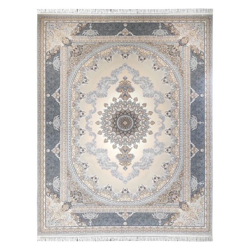 Mash 723502 Traditional Persian Area Rug Silver - Quality Rugs and Furniture