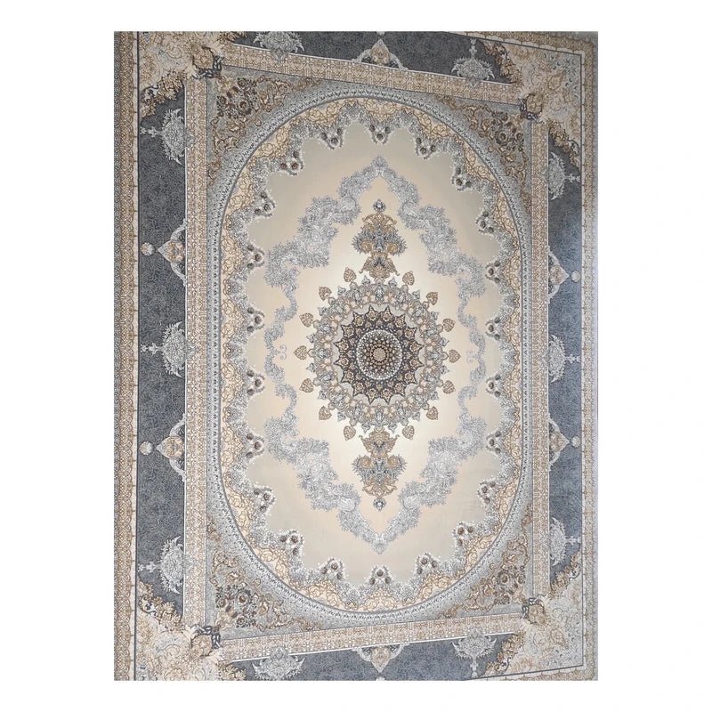 Mash 723502 Traditional Persian Area Rug Silver - Quality Rugs and Furniture