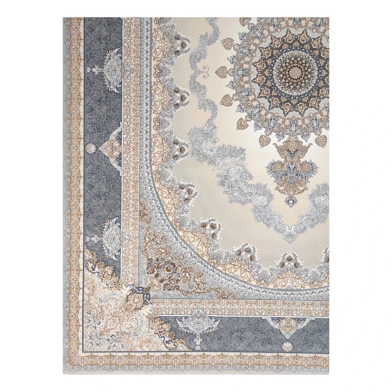 Mash 723502 Traditional Persian Area Rug Silver - Quality Rugs and Furniture