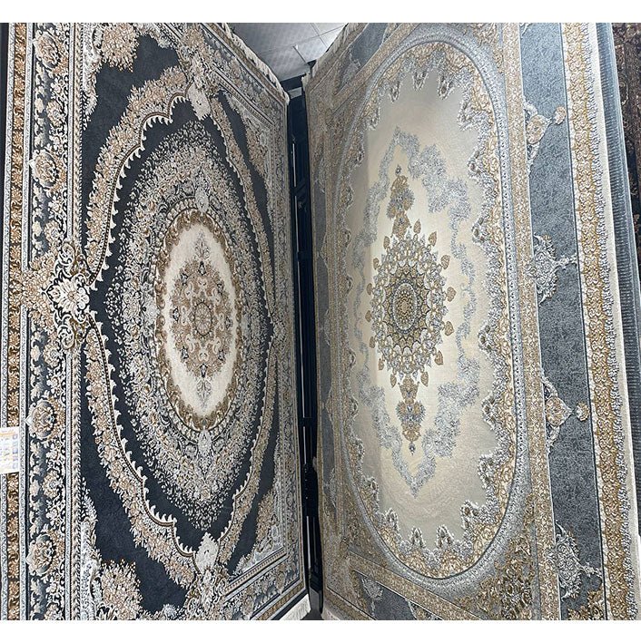Mash 723502 Traditional Persian Area Rug Silver - Quality Rugs and Furniture