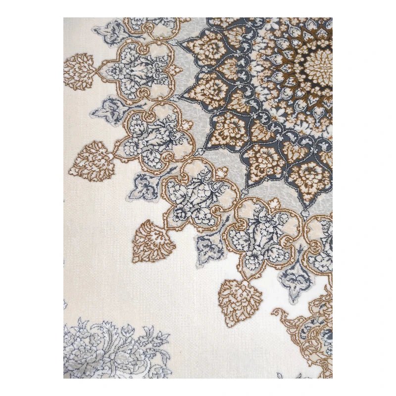 Mash 723502 Traditional Persian Area Rug Silver - Quality Rugs and Furniture