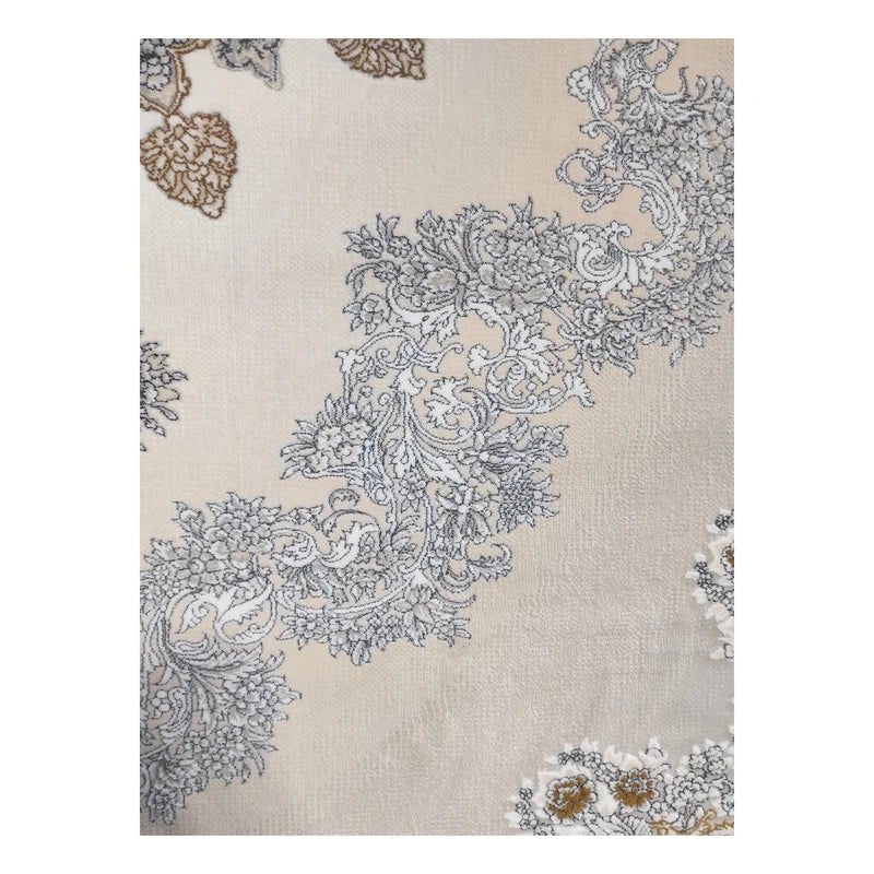 Mash 723502 Traditional Persian Area Rug Silver - Quality Rugs and Furniture
