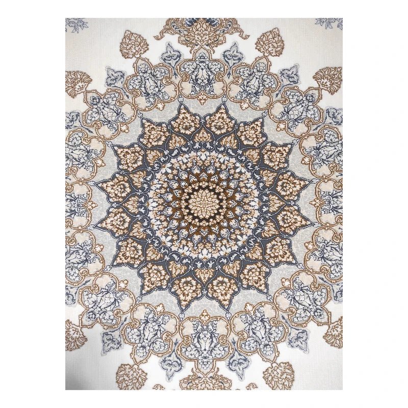 Mash 723502 Traditional Persian Area Rug Silver - Quality Rugs and Furniture