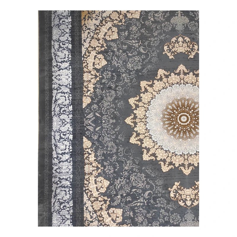Mash 723505 Traditional Persian Area Rug Coal - Quality Rugs and Furniture
