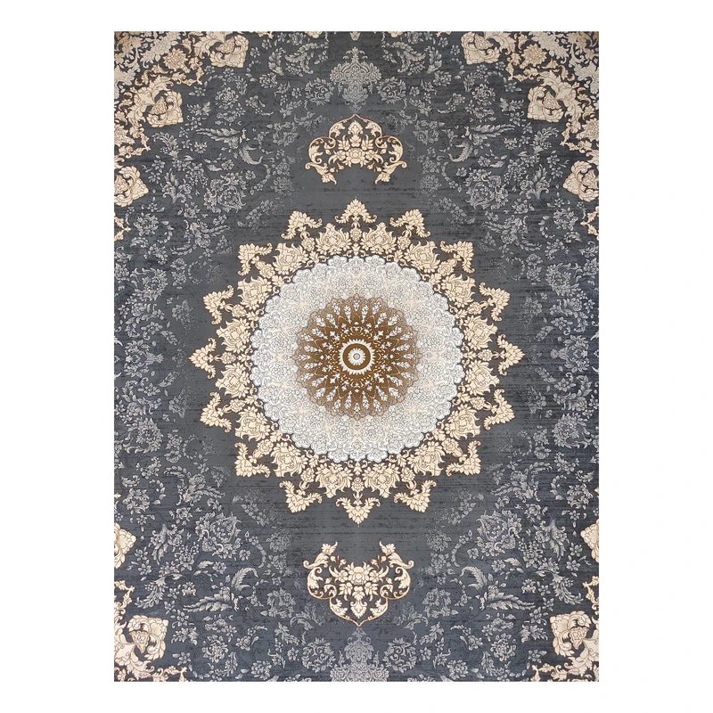 Mash 723505 Traditional Persian Area Rug Coal - Quality Rugs and Furniture