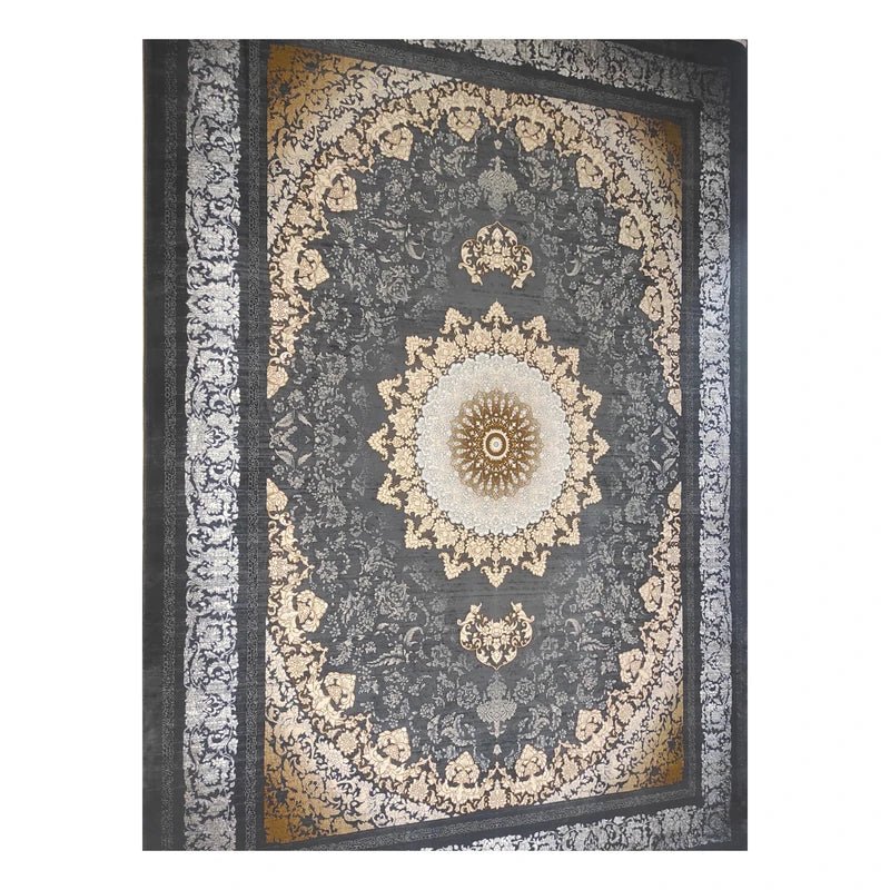 Mash 723505 Traditional Persian Area Rug Coal - Quality Rugs and Furniture