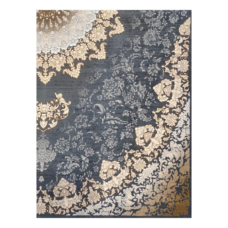 Mash 723505 Traditional Persian Area Rug Coal - Quality Rugs and Furniture