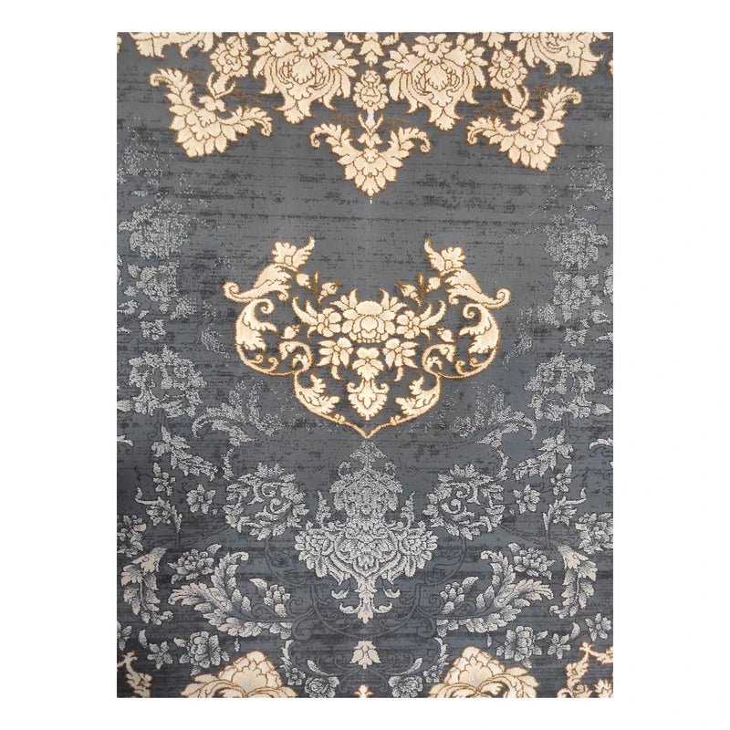 Mash 723505 Traditional Persian Area Rug Coal - Quality Rugs and Furniture