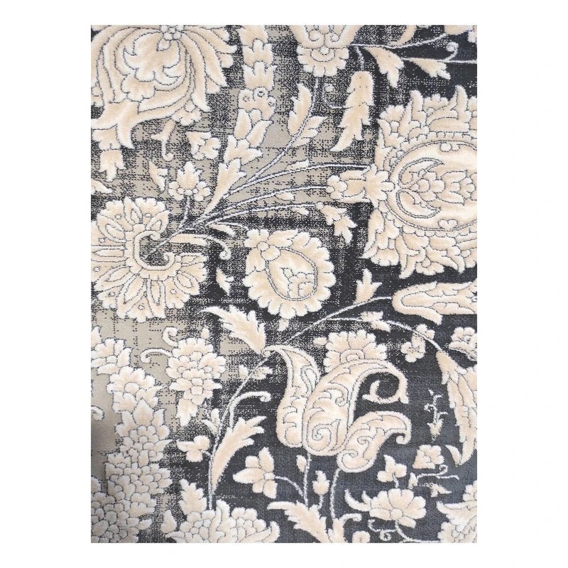 Mash 723510 Traditional Persian Area Rug Grey - Quality Rugs and Furniture