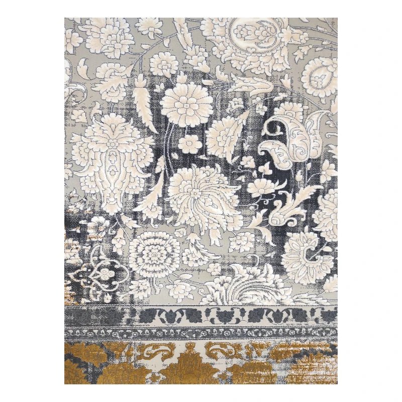 Mash 723510 Traditional Persian Area Rug Grey - Quality Rugs and Furniture