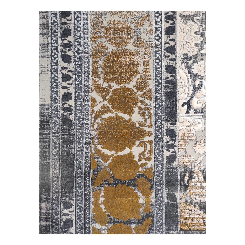 Mash 723510 Traditional Persian Area Rug Grey - Quality Rugs and Furniture