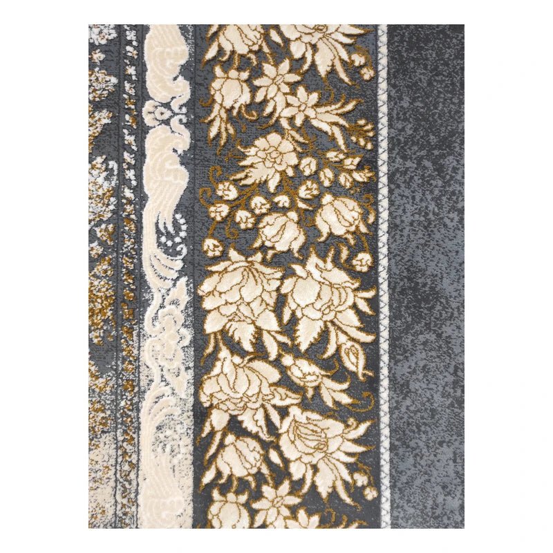 Mash 723512 Traditional Persian Area Rug Grey - Quality Rugs and Furniture