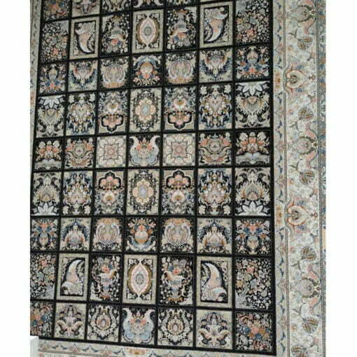Mash 802188 Dark Blue Traditional Persian Area Rug - Quality Rugs and Furniture