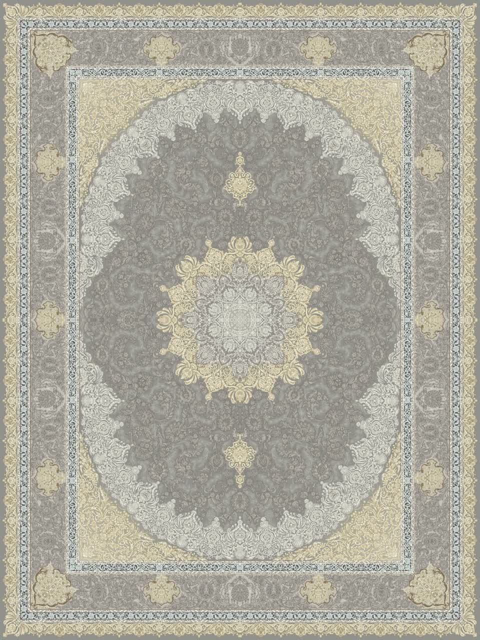 Mash 806018 Gray Traditional Persian Area Rug - Quality Rugs and Furniture
