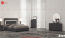 Monet Bedroom Suite Luxury Modern Graphite Matt Black - Quality Rugs and Furniture